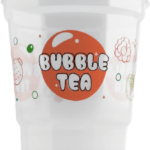 Tassen und Strohhalme für Bubble Tea