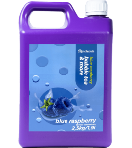 Bubble Tea Tee-Sirup Konzentrat 2,5kg Blaue Himbeere - Molecula Bubble Tea Tee-Sirup Konzentrat 2,5kg Blaue Himbeere - Molecula
