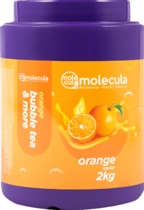 Popping Boba I Molekularer Kaviar Bubble Tea, Bubbles, Bubble tea Perlen 2kg I Orange